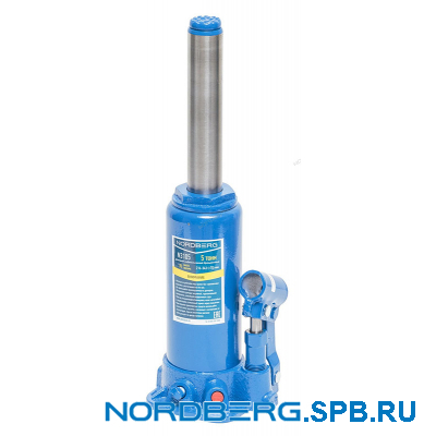 Домкрат бутылочный 5 тонн Nordberg N3105