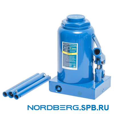 Домкрат бутылочный 30 тонн Nordberg N3130